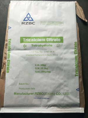 CAS 6100-05-6 Calcium Citrate Food Additive , Colorless Calcium Citrate Powder