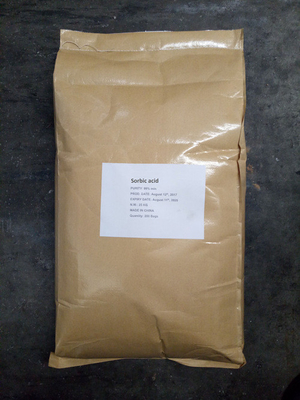 Colorless Food Grade Preservatives CAS 110-44-1 Sorbic Acid Powder
