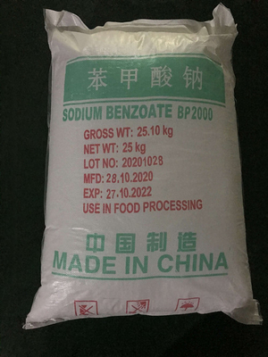 Bacteriostatic Food Grade Preservatives C7H5NaO2 Sodium Benzoate Granular