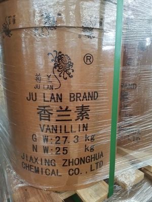 HALAL White Powder Vanillin Chemical , C9H10­O3 Vanillin For Baking