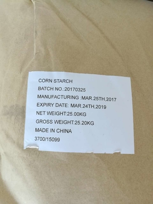 Kosher Food Grade Starch Powder 25kg/Bag Corn Starch Corn Flour