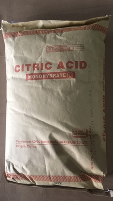 White 40mesh Organic Citric Acid Powder ISO14001 Certification
